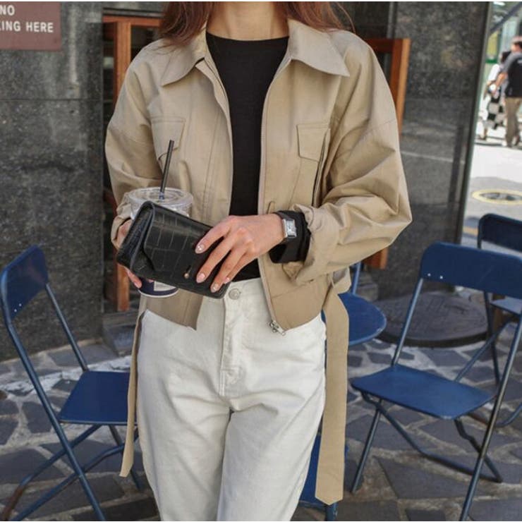 キャメル | ショートコート【韓国ファッション】 | Girly Doll