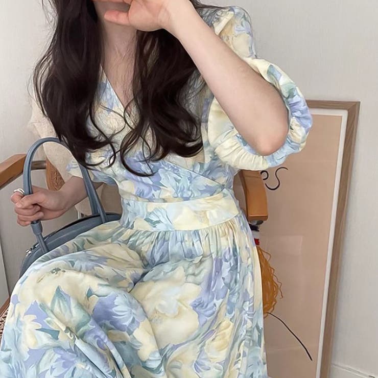 花柄ワンピース【韓国ファッション】 | Doula Doula | 詳細画像2 