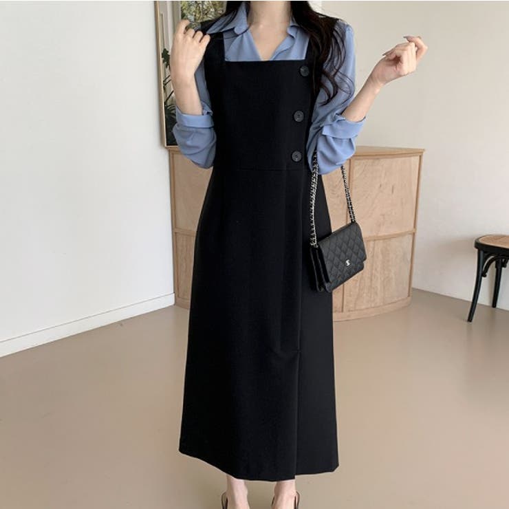 ブラック | ワンピース【韓国ファッション】 | Girly Doll