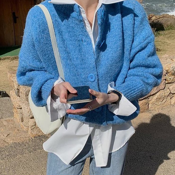 ブルー | ブラウス【韓国ファッション】 | Girly Doll