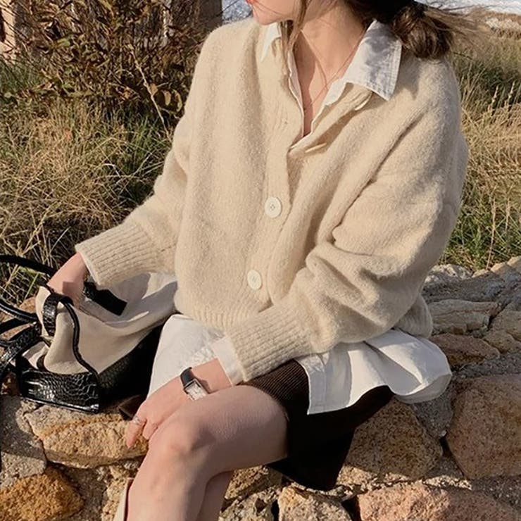 ベージュ | ブラウス【韓国ファッション】 | Girly Doll