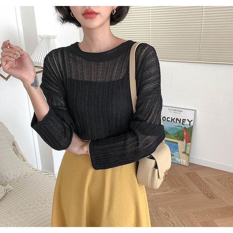 ブラック | Ｔシャツ 【韓国ファッション】【春夏新商品】 | Girly Doll