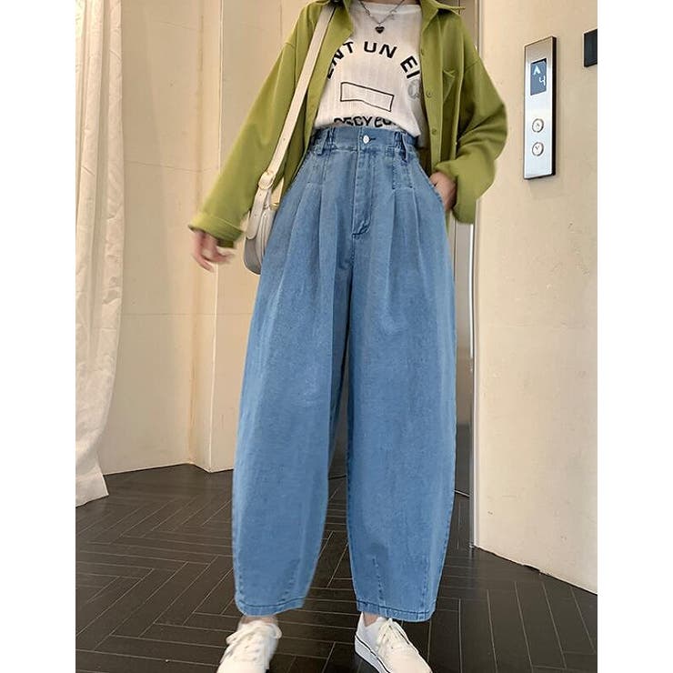 デニム【韓国ファッション】【春夏新商品】[品番：ZJ000020266