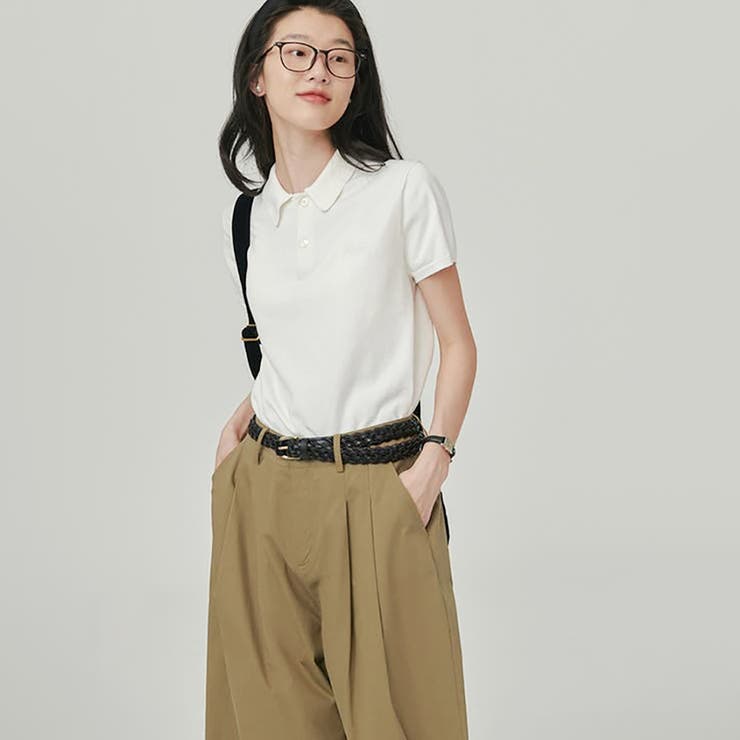 ポロシャツ【韓国ファッション】[品番：ZJ000022421]｜Girly