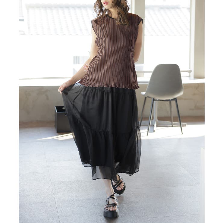 リブニットタンクトップ＆パンツ セットアップ【韓国ファッション】【春夏新商品】 | Doula Doula | 詳細画像10 