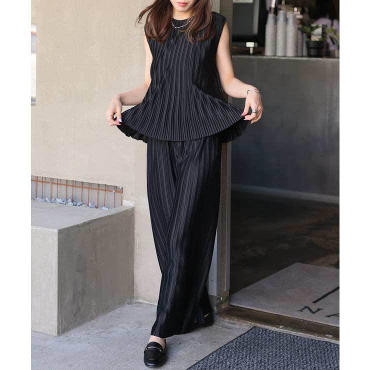 リブニットタンクトップ＆パンツ セットアップ【韓国ファッション】【春夏新商品】 | Doula Doula | 詳細画像19 