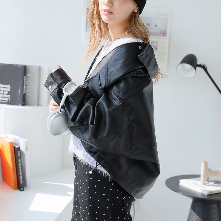 2WAYカラーショートブルゾン | Girly Doll | 詳細画像5 