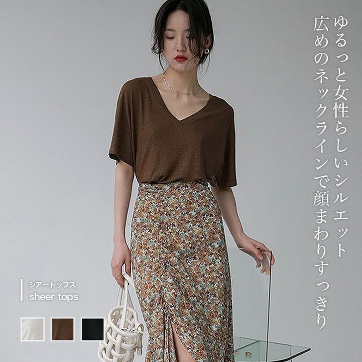 シアートップス【韓国ファッション】 | Doula Doula | 詳細画像1 