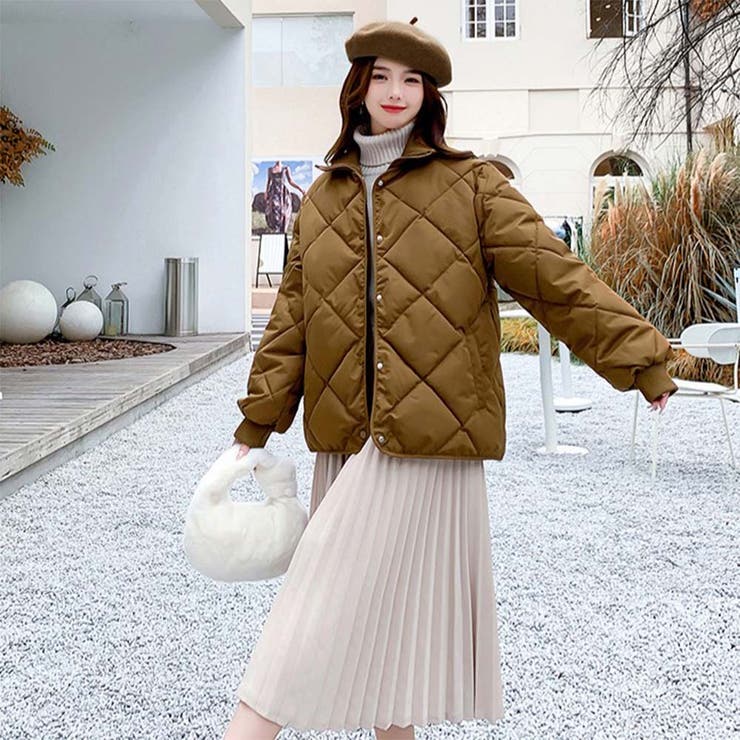 ✨極美品✨GUCCI パールボタンキルティングジャケット（40） 高級シルク素材 防水キルティングジャケット レディース 冬