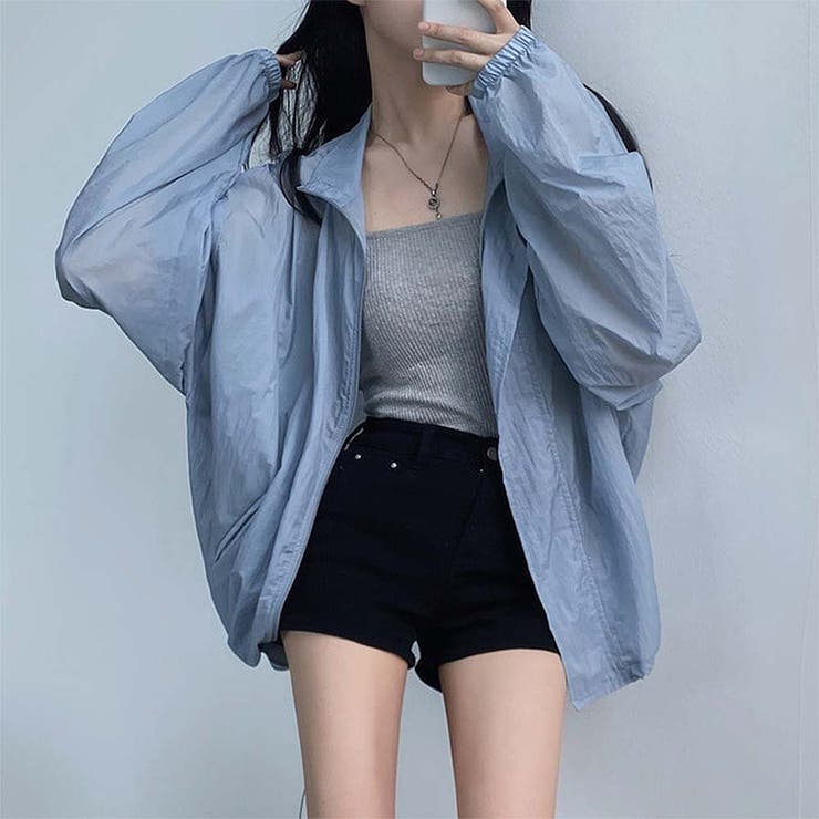 ドローストリングナイロンジャケット【韓国ファッション】【春夏新商品】 | Girly Doll | 詳細画像7 