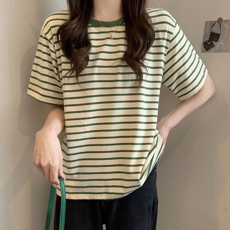 間違いない可愛さ♡UNIF 新品 パステルボーダーTシャツ ユニセックス）カラーボーダー長袖Tシャツ | ファッション通販サイト NUGU