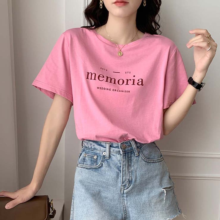 2000ARCHIVES★韓国★人気★JADE LACE TEE 半袖 Tシャツ 韓国フレンチシックなレタープリント。ロゴプリントTシャツ 半袖
