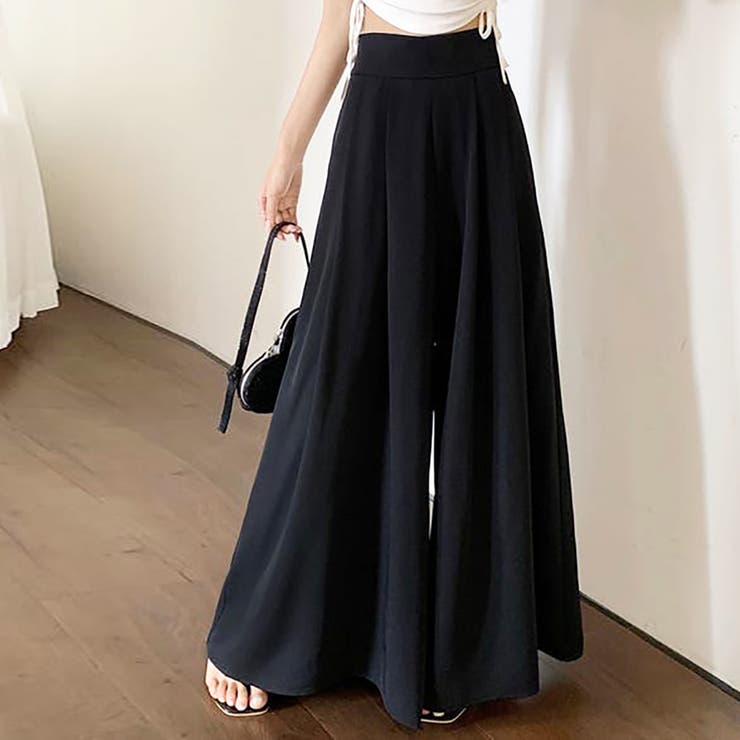 メンズ 袴パンツ ワイド ストリート 無地 個性的 フレアパンツ (パンツ・ボトムスその他) 99011333【BUYMA】 [lsjdln] 袴パンツ メンズ モード系 フレアパンツ タックワイドパンツ ハイウエスト パンツ 袴 スカート風 ドレープパンツ