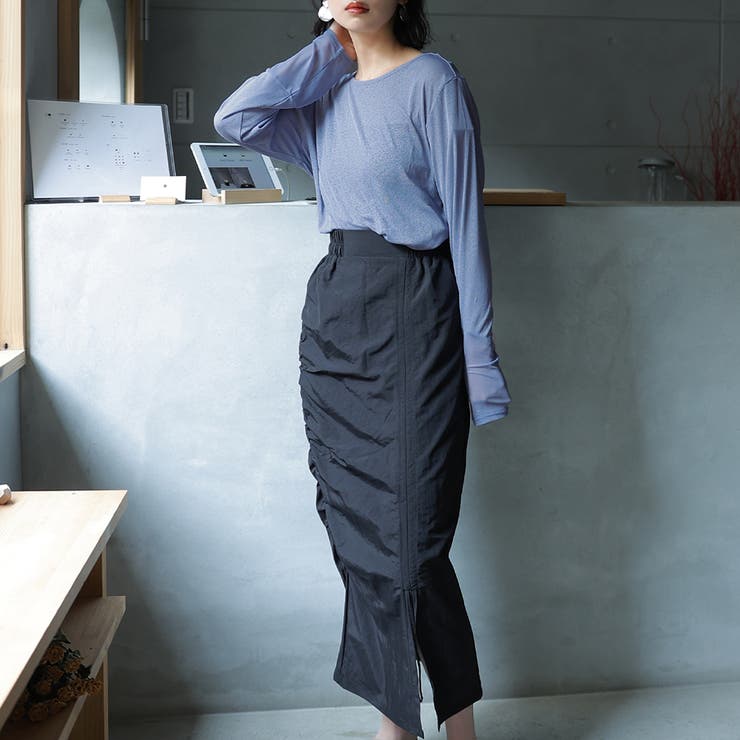 シアークルーネックプルオーバー【韓国ファッション】【春夏新商品】 | Doula Doula | 詳細画像3 