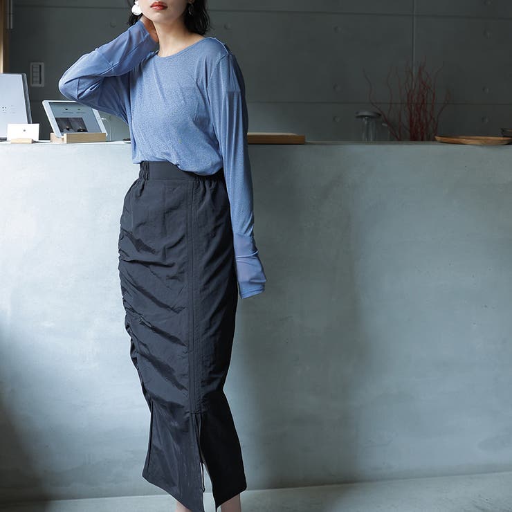 シアークルーネックプルオーバー【韓国ファッション】【春夏新商品】 | Doula Doula | 詳細画像5 