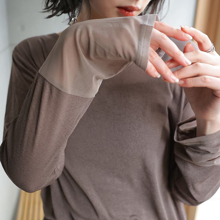 シアークルーネックプルオーバー【韓国ファッション】【春夏新商品】 | Doula Doula | 詳細画像13 