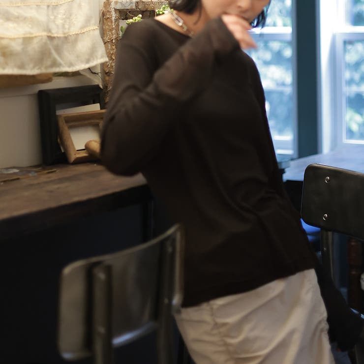 シアークルーネックプルオーバー【韓国ファッション】【春夏新商品】 | Doula Doula | 詳細画像19 