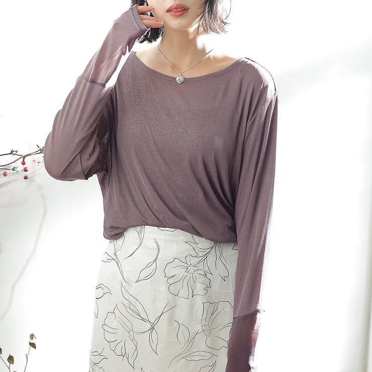 シアークルーネックプルオーバー【韓国ファッション】【春夏新商品】 | Doula Doula | 詳細画像25 