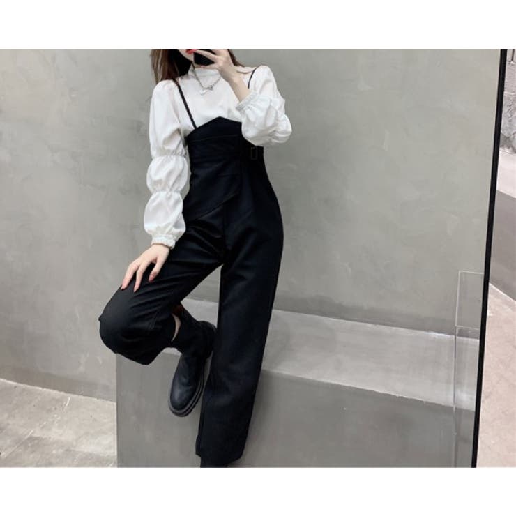 サスペンダーパンツ 韓国ファッション 品番 Zj Girly Doll ガーリードール のレディース ファッション通販 Shoplist ショップリスト