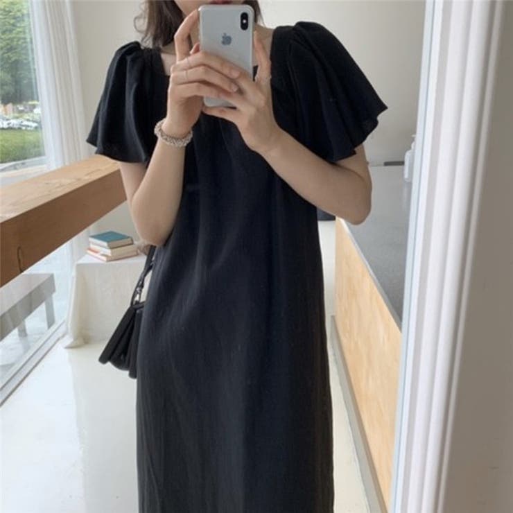 袖フレアスリット入りワンピース 品番 Zj Girly Doll ガーリードール のレディースファッション通販 Shoplist ショップリスト