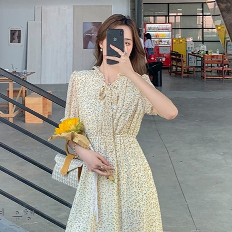 ♡特価♡DOLCE&GABBANA♡ボウタイフラワーワンピース lillard-12.jpg