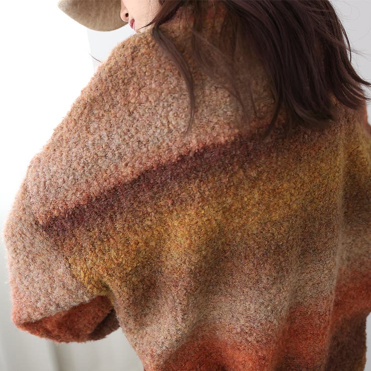 グラデーションカラーニットセーター【韓国ファッション】 | Doula Doula | 詳細画像31 