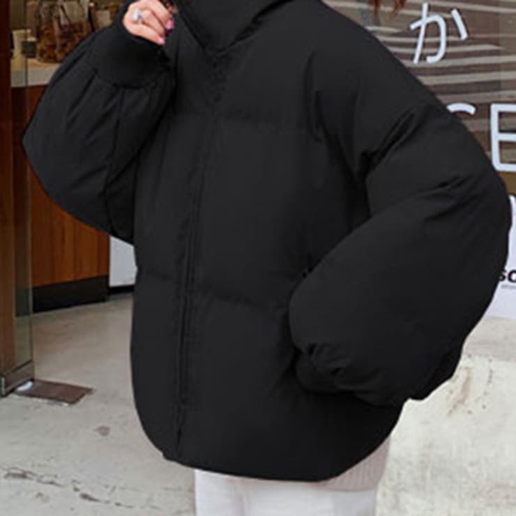 スタンドカラーダウンジャケット【韓国ファッション】[品番