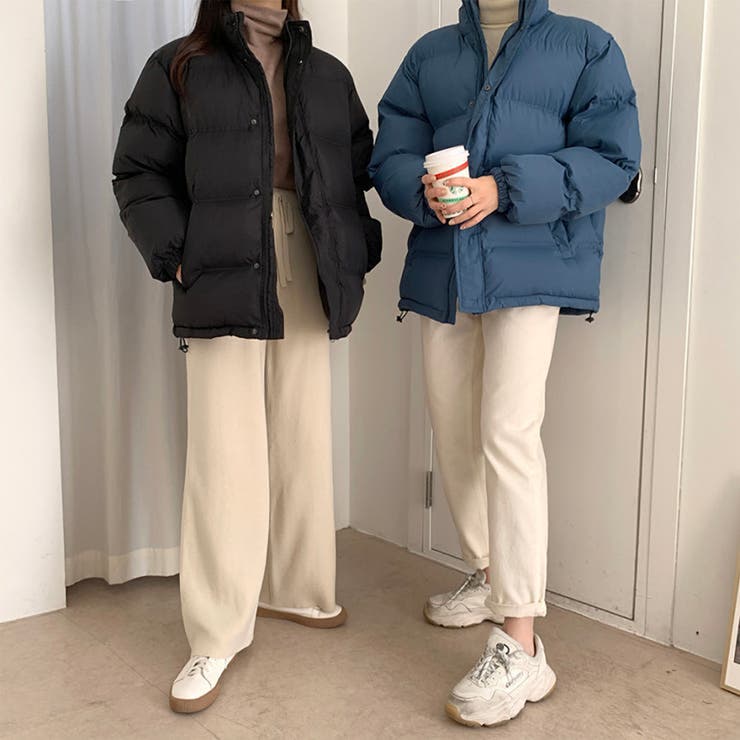 スタンドカラーダウンジャケット【韓国ファッション】[品番