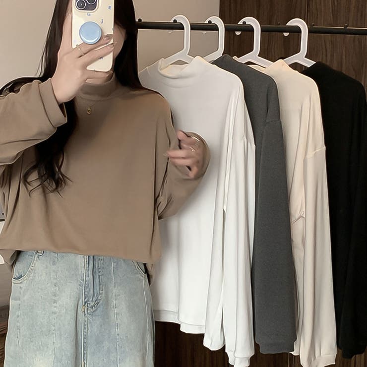 ハイネックプルオーバー【韓国ファッション】【春夏新商品】 | Doula Doula | 詳細画像16 