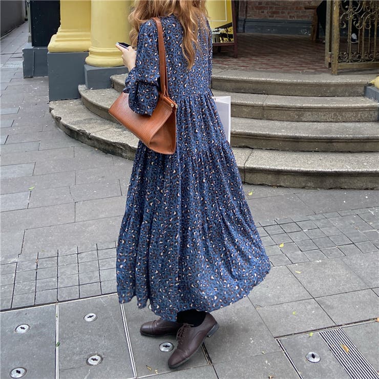 21春夏商品 レオパードシフォンワンピース 韓国ファッション 品番 Zj Girly Doll ガーリードール のレディース ファッション通販 Shoplist ショップリスト