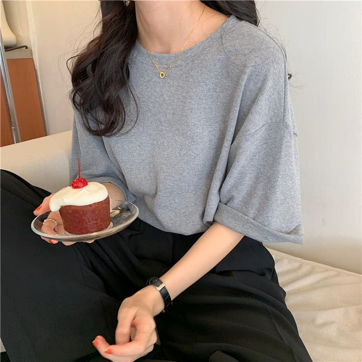 バックロゴビッグシルエットTシャツ【韓国ファッション】 | Girly Doll | 詳細画像28 
