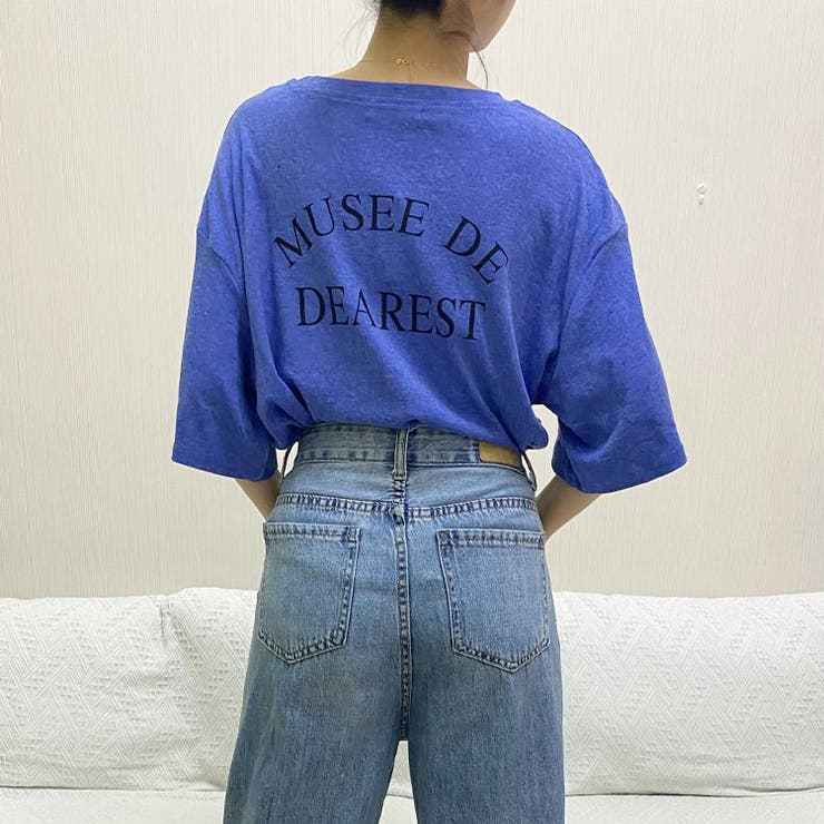 バックロゴビッグシルエットTシャツ【韓国ファッション】 | Girly Doll | 詳細画像13 