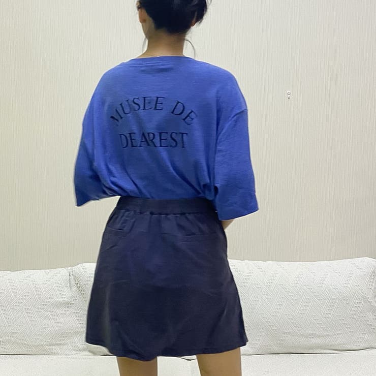 バックロゴビッグシルエットTシャツ【韓国ファッション】 | Girly Doll | 詳細画像14 