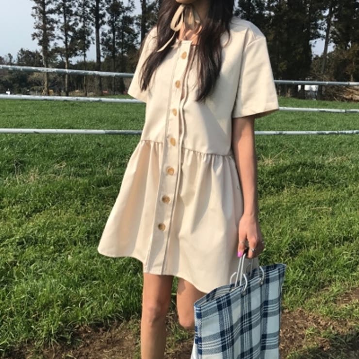 Girly Doll フロントボタンワンピース 21春夏商品 品番 Zj Girly Doll ガーリードール のレディースファッション通販 Shoplist ショップリスト