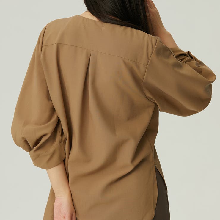 ボリュームスリーブ長袖シャツブラウス【韓国ファッション】 | Girly Doll | 詳細画像11 