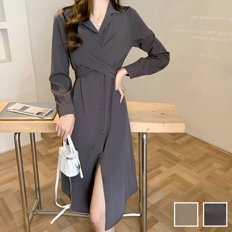 Girly Doll カシュクールシャツワンピース 最大 Offクーポン シャツワンピース 22春夏商品 Girly Doll カシュクールシャツワンピース 最大 Offクーポン シャツワンピース 22春夏商品