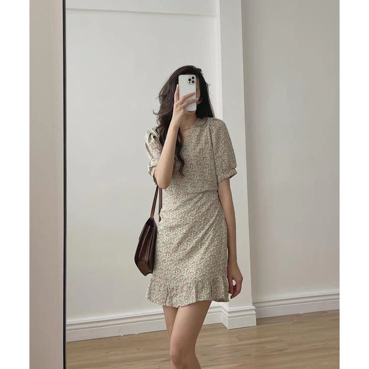 パフスリーブ ドレス フリル ミニワンピース 韓国 楽天市場】【8/11まで5％OFFクーポン】Tika シアースリーブ×裾