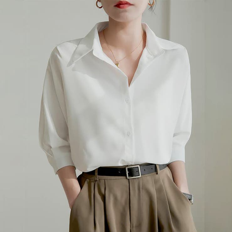 肩タックブラウス - SOÉJU online store｜上質な大人の女性の