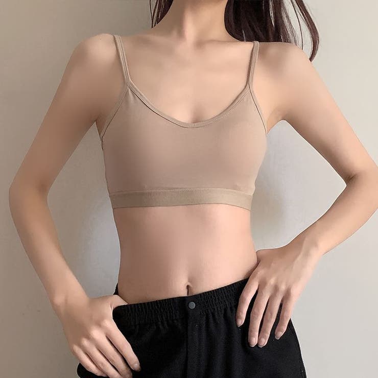 着心地×しっかりホールド◎コットン混スポーティーブラ ブラトップ | Doula Doula | 詳細画像8 