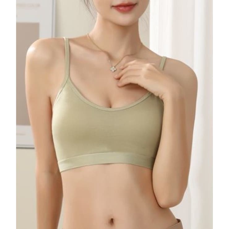 着心地×しっかりホールド◎コットン混スポーティーブラ ブラトップ | Doula Doula | 詳細画像9 