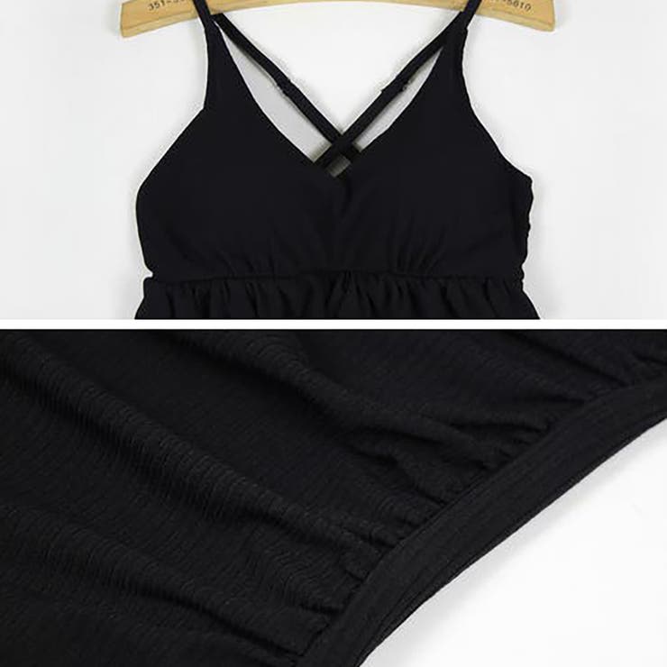 同素材でこなれ感。水着セット フリルワンピース水着＆ボレロ | Doula Doula | 詳細画像3 