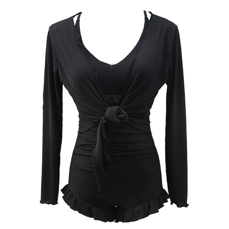 同素材でこなれ感。水着セット フリルワンピース水着＆ボレロ | Doula Doula | 詳細画像11 