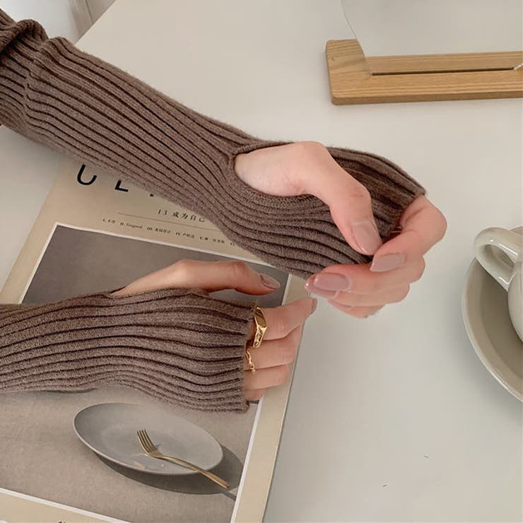 タートルネックロングスリーブリブニット【韓国ファッション】 | Girly Doll | 詳細画像18 