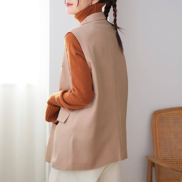 テーラードジャケットベスト【韓国ファッション】 | Girly Doll | 詳細画像27 