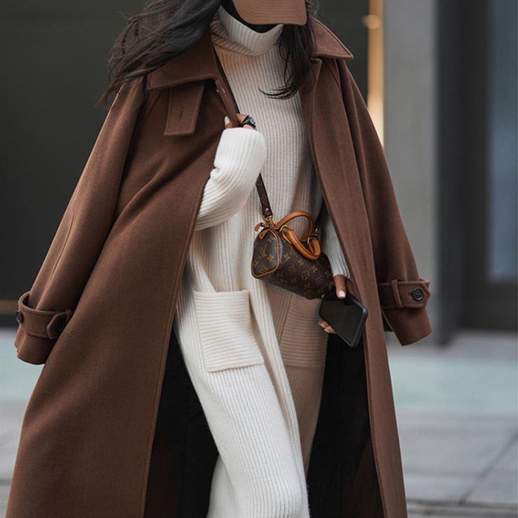 タートルネックロングニットワンピース【韓国ファッション】 | Girly Doll | 詳細画像10 