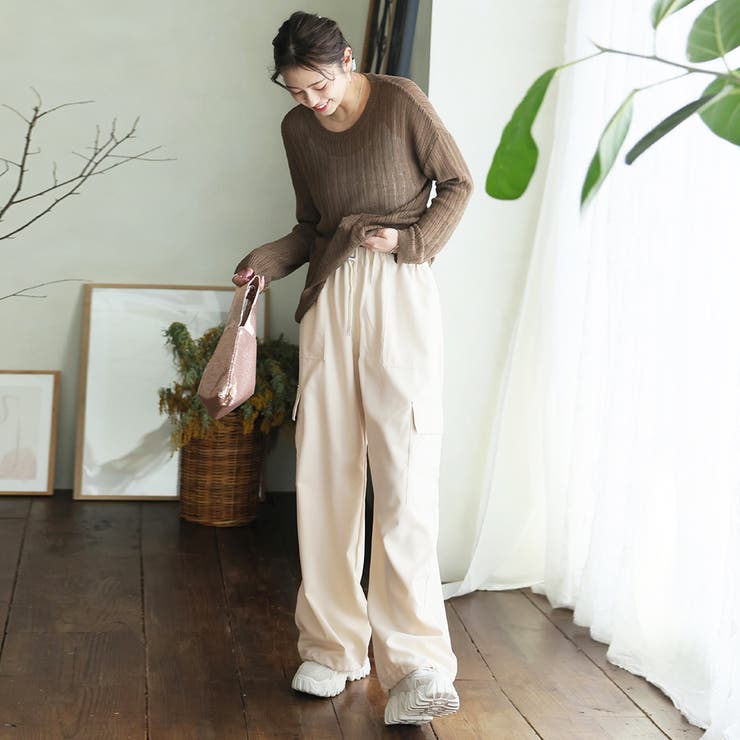 ドロストカーゴパンツ【韓国ファッション】【春夏新商品】 | Doula Doula | 詳細画像7 