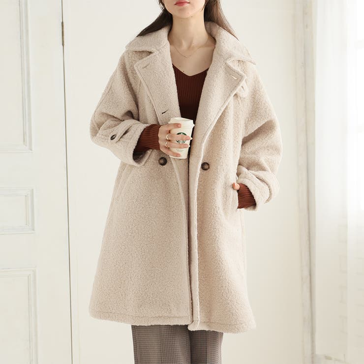 ミドル丈ステンカラーコート[品番：ZJ000022913]｜Girly Doll