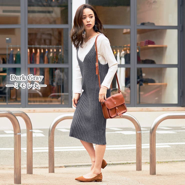 万能な選べる着丈 ニットキャミワンピーストップス パンツ ワンピース 品番 Zj Girly Doll ガーリードール のレディースファッション通販 Shoplist ショップリスト