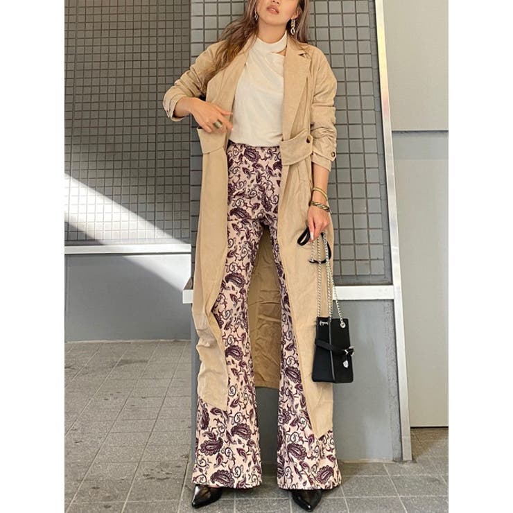 ペイズリーフレアパンツ ラグパンツ 70s ペイズリーフレアパンツ ラグパンツ 70s