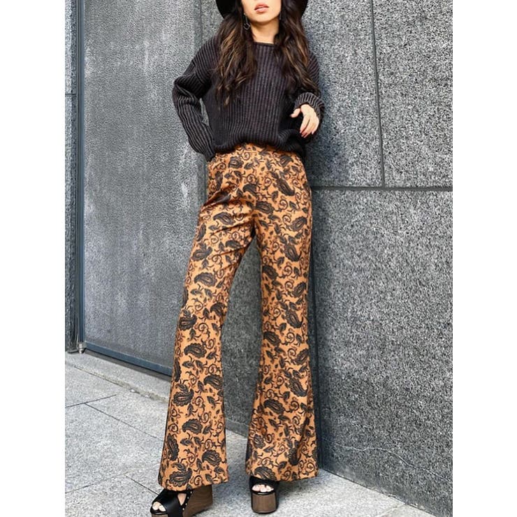 ペイズリーフレアパンツ ラグパンツ 70s ペイズリーフレアパンツ ラグパンツ 70s
